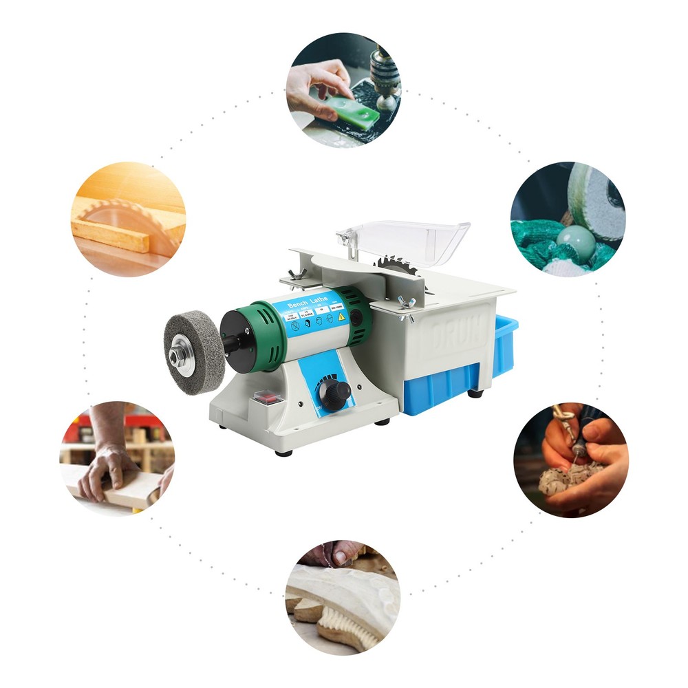 Multi-Function Grinder, Gem Cutting Machine Jewelry Rock Polishing Buffer