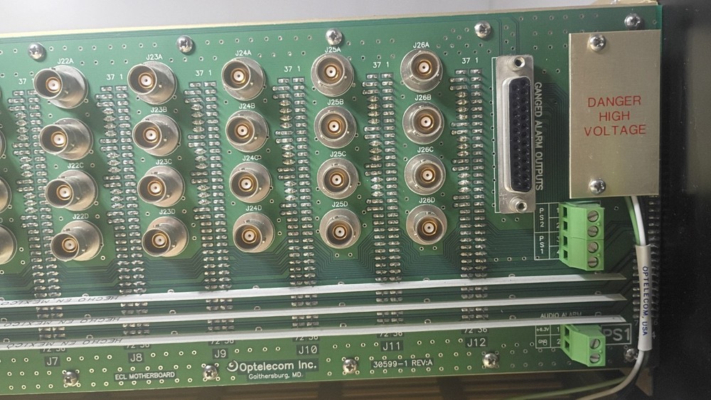 Optelecom System 5000AI Fiber Optic Mil-STD-1553 5MHz Ref. Clock