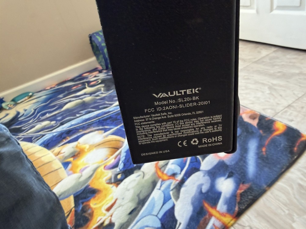 Vaultek VS20i-BK Biometric Smart Compact Bluetooth Safe