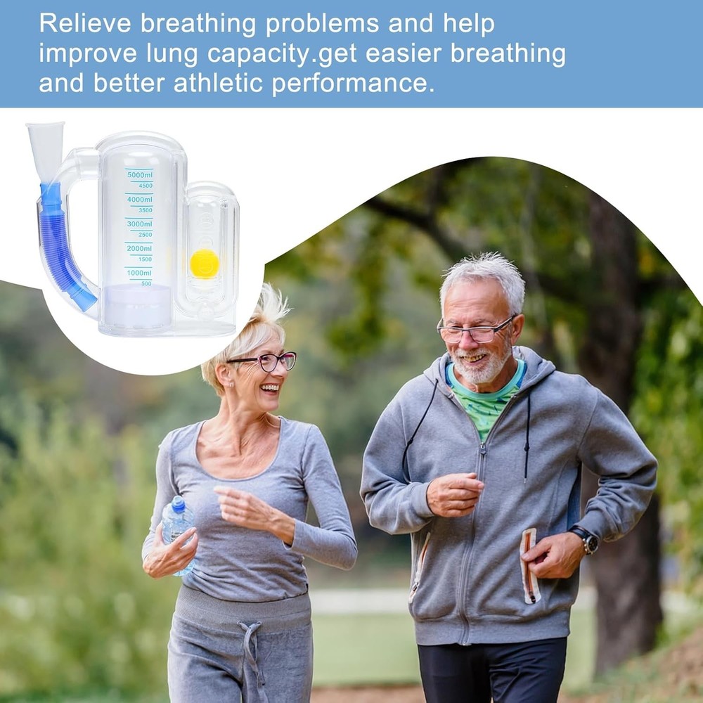 Breathing Trainer Lung Exerciser with Flow Indicator