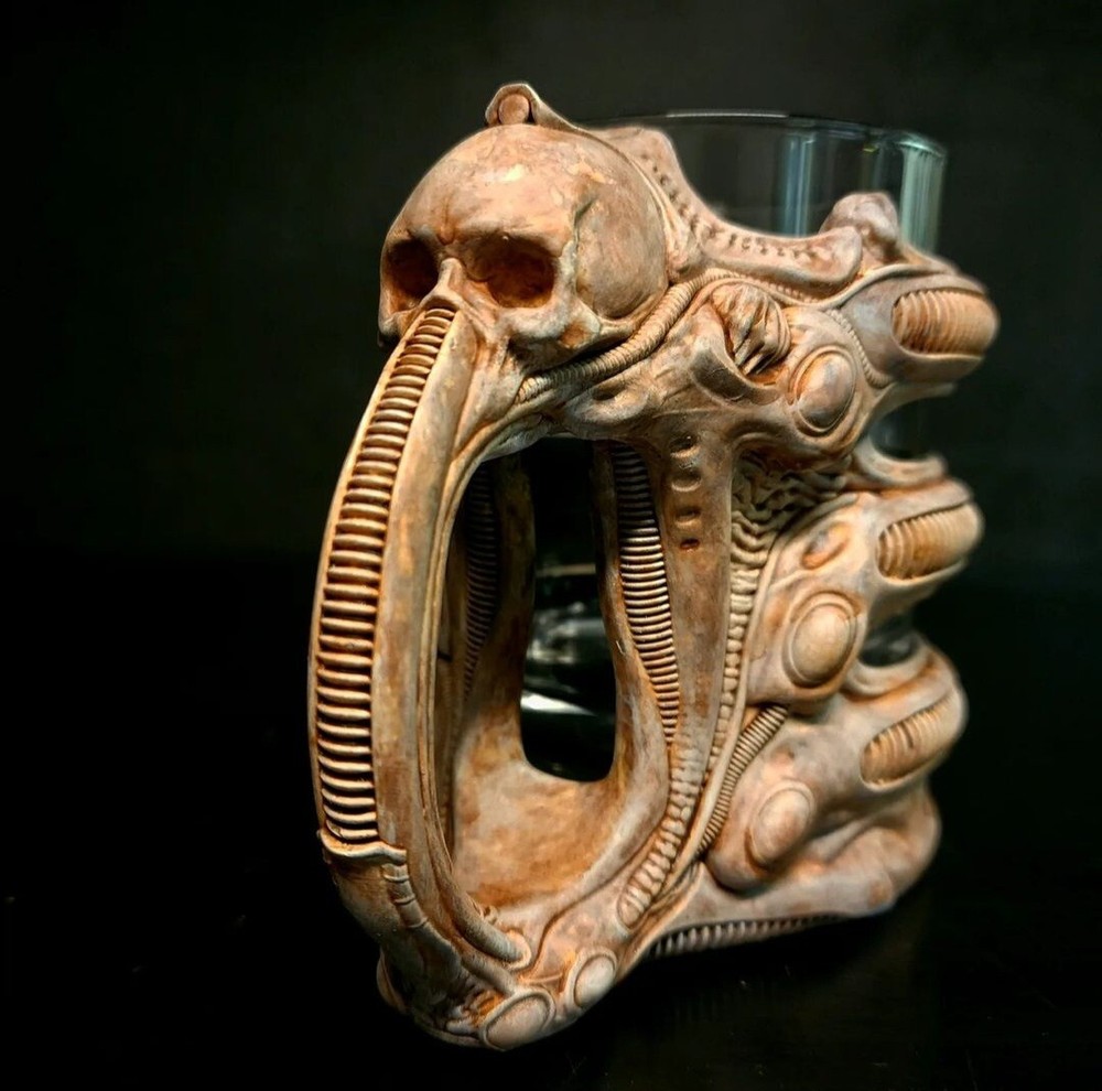 H R Giger Style Engineer Mug