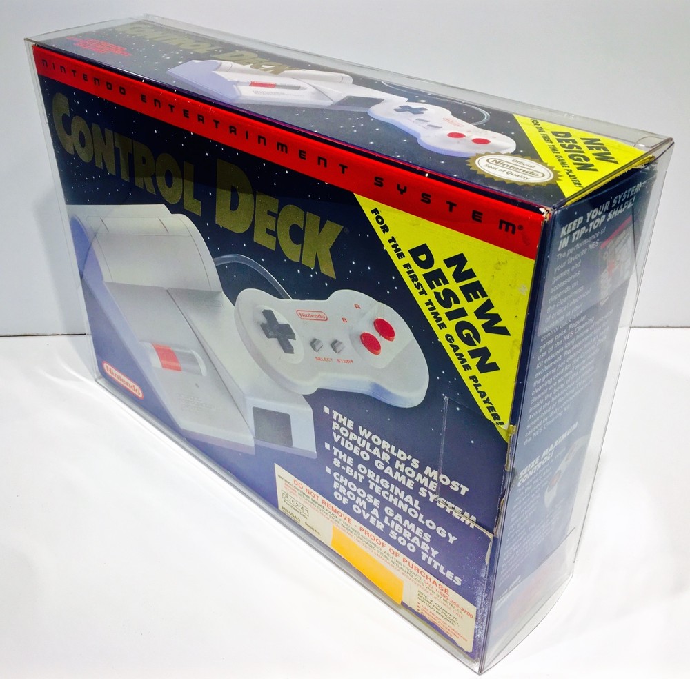 1 Console Box Protector For NES TOP LOADER Display Case Boxes Nintendo