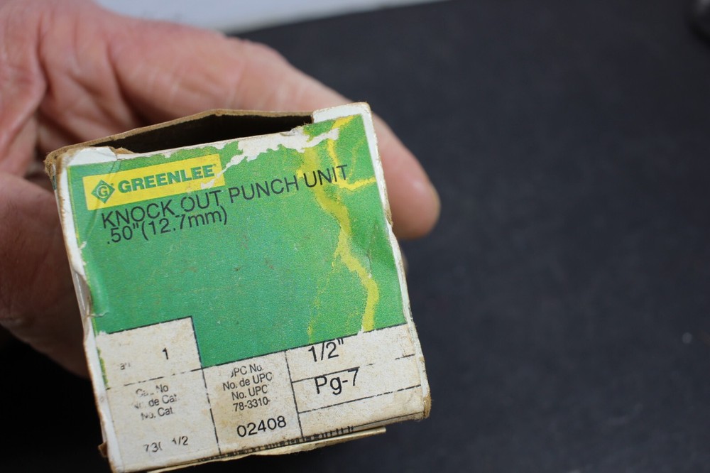 Greenlee 1/2" Diameter Knockout Punch