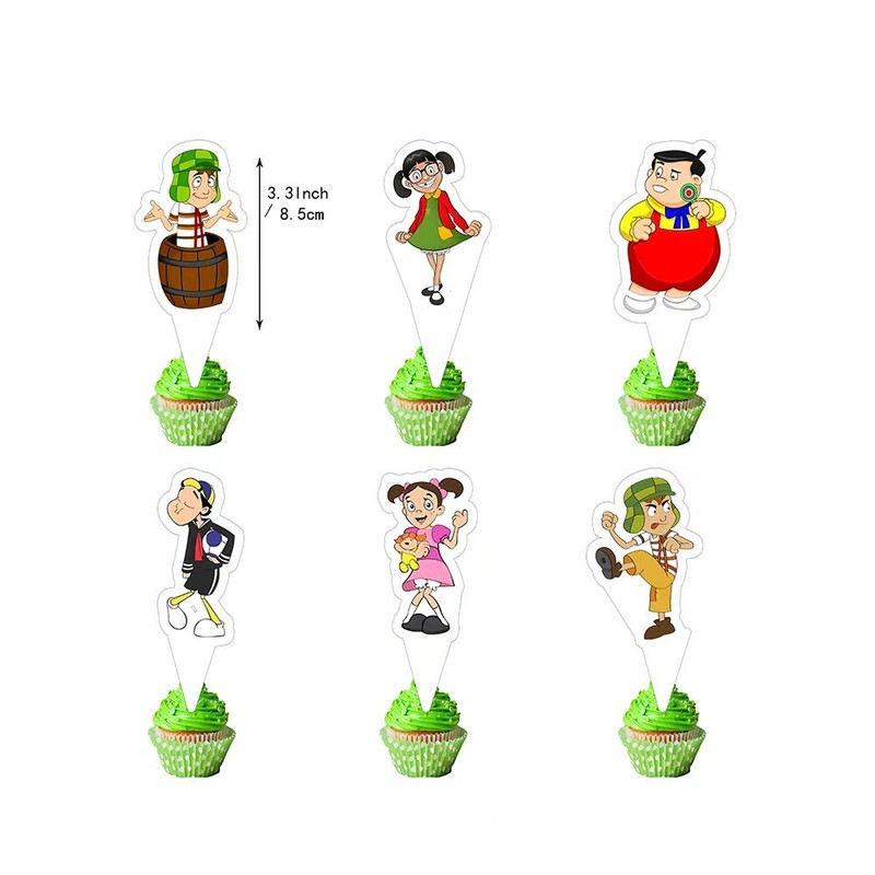 El Chavo Del Ocho Party Decoration Balloons Tablecloth Banner Cake Supplies Set