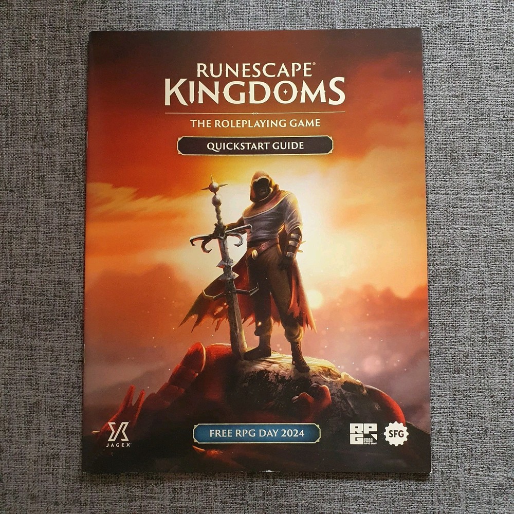 RuneScape Kingdoms The Roleplaying Game - RPG Core Rule Book + Quickstart Guide