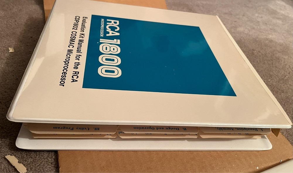 RCA COSMAC Evaluation Kit 18S020 Unbuilt