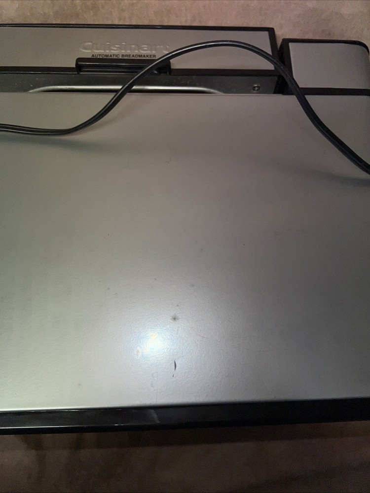 Cuisinart Automatic Bread Maker CBK-100 Programmable 2-lb Stainless Stl - Tested