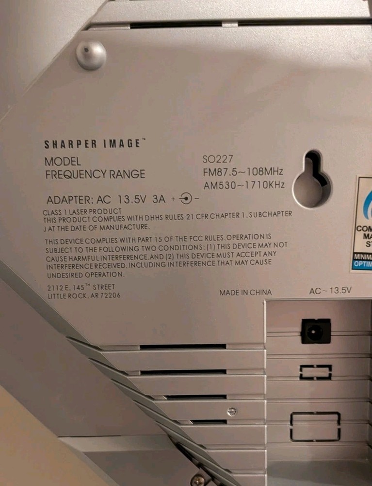 Sharper Image Double Automatic CD Player SO277 RARE Tested And Working! 📀