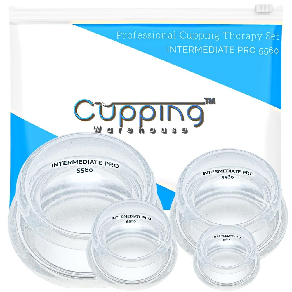 Cupping Warehouse Supreme 4 Intermediate Pro 5560 Silicone Cupping Set for Be...