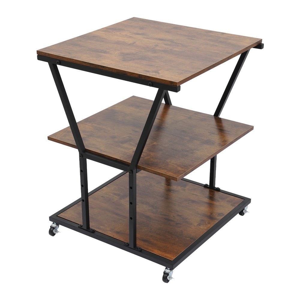 3-Tier Printer Stand Printer Storage Cart Printer Stand for Home/Office