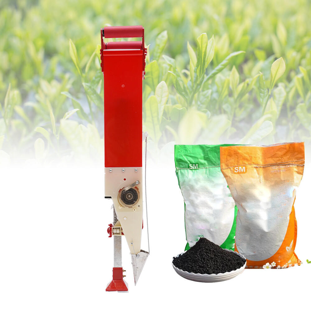 Manual Applicator Machine Corn Peanut Fertilizer Handheld Fertilizer Tool Red