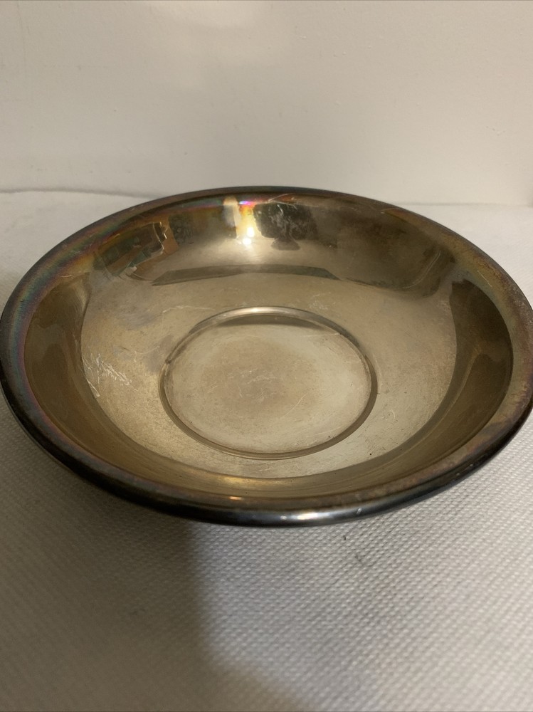 Wallace Silver Plate Bowl Tray 6”