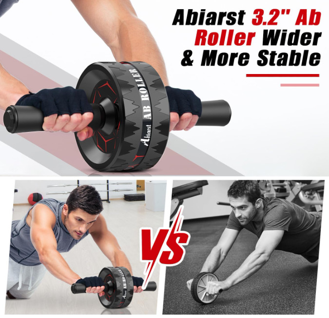 AB Wheel Pro Rodillo de Ejercicio para Abdominales y Brazos, Rueda Abdominal NEW