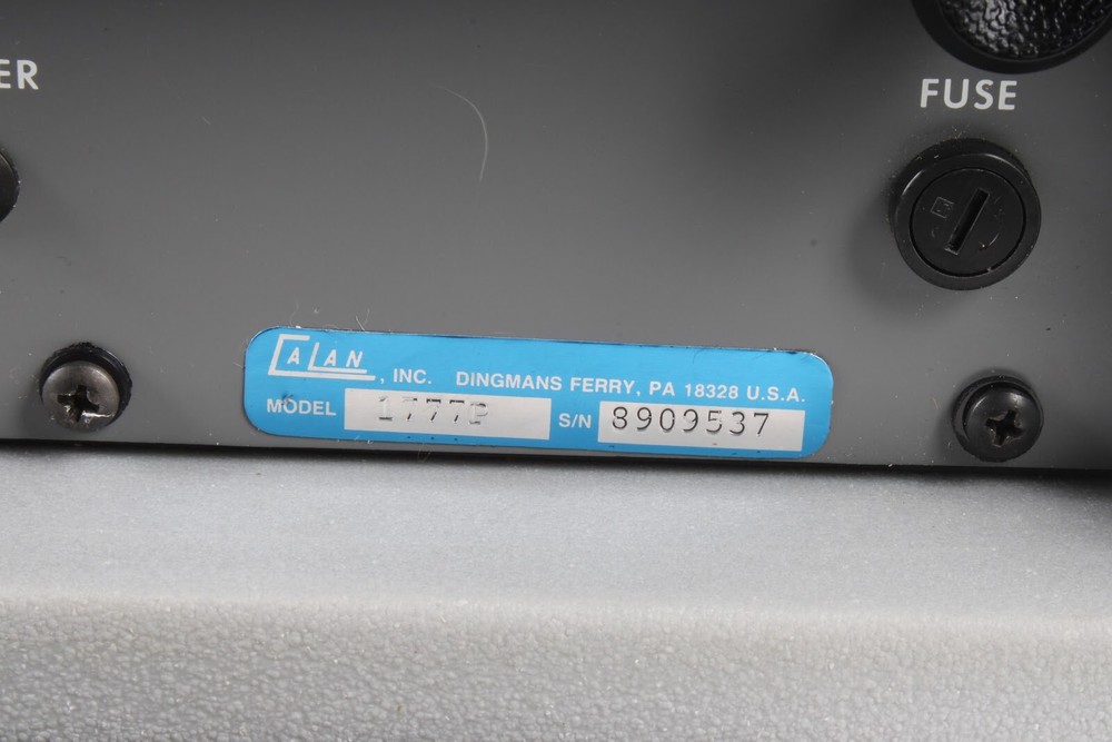 Calan Model 1777P Portable Integrated Sweep Transmitter