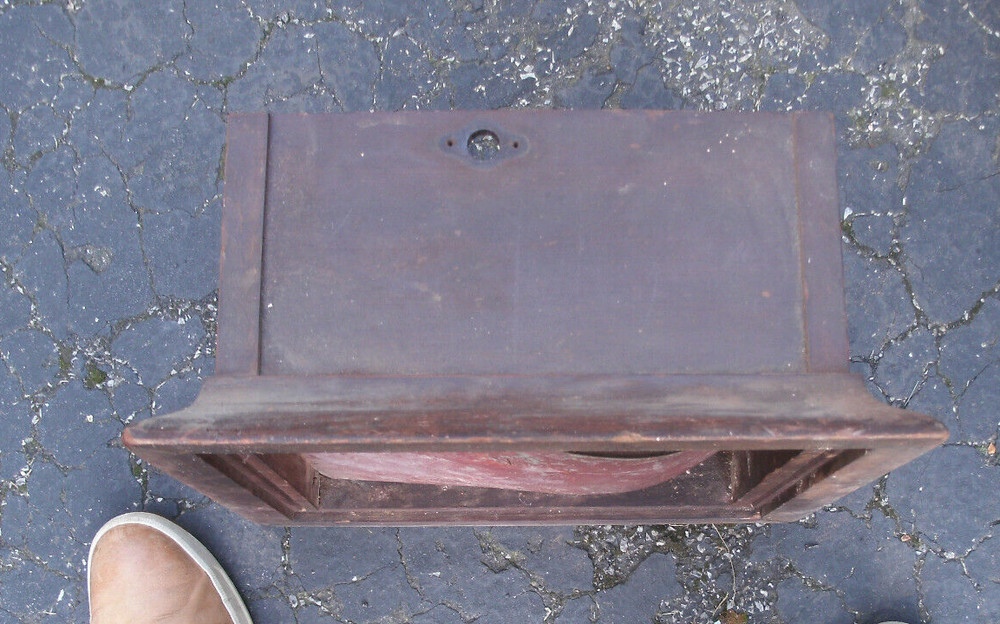 Table Top Crank Phonograph Cabinet