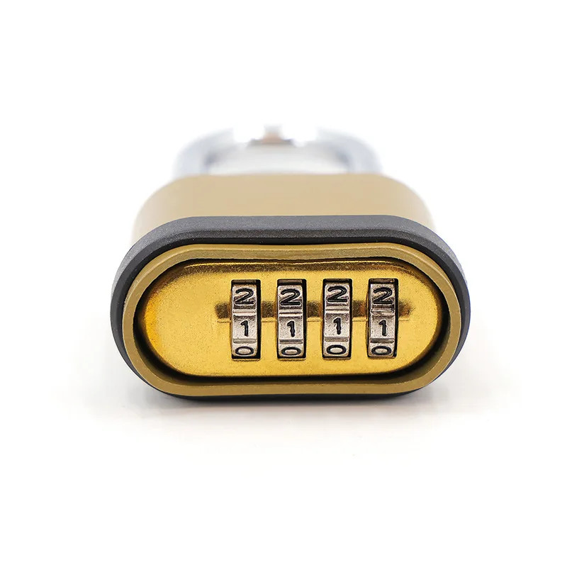 Four Digit Combination Zinc Alloy Waterproof Digital Code Security Padlock
