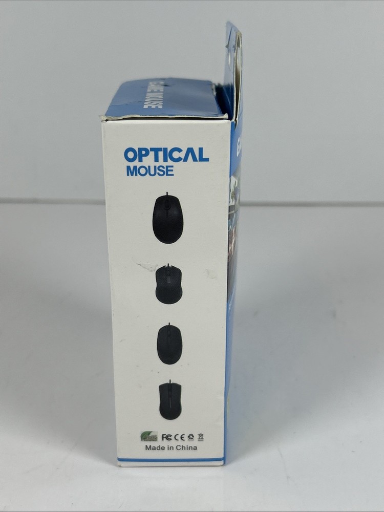 Rainbow Backlit Gaming Mouse (X1) Optical Wired, Changes Colors New Open Box