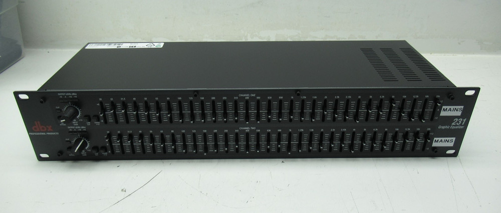 DBX 231 - 31 Channel Dual-Band Graphic Equalizer