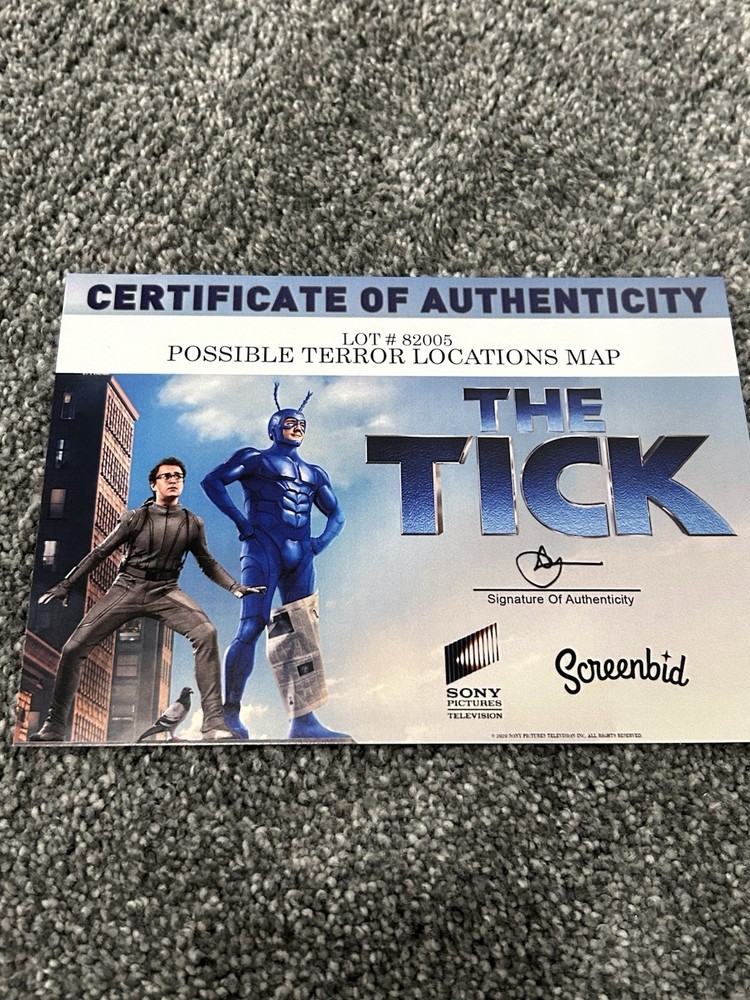Screen Used Terror Location Map The Tick