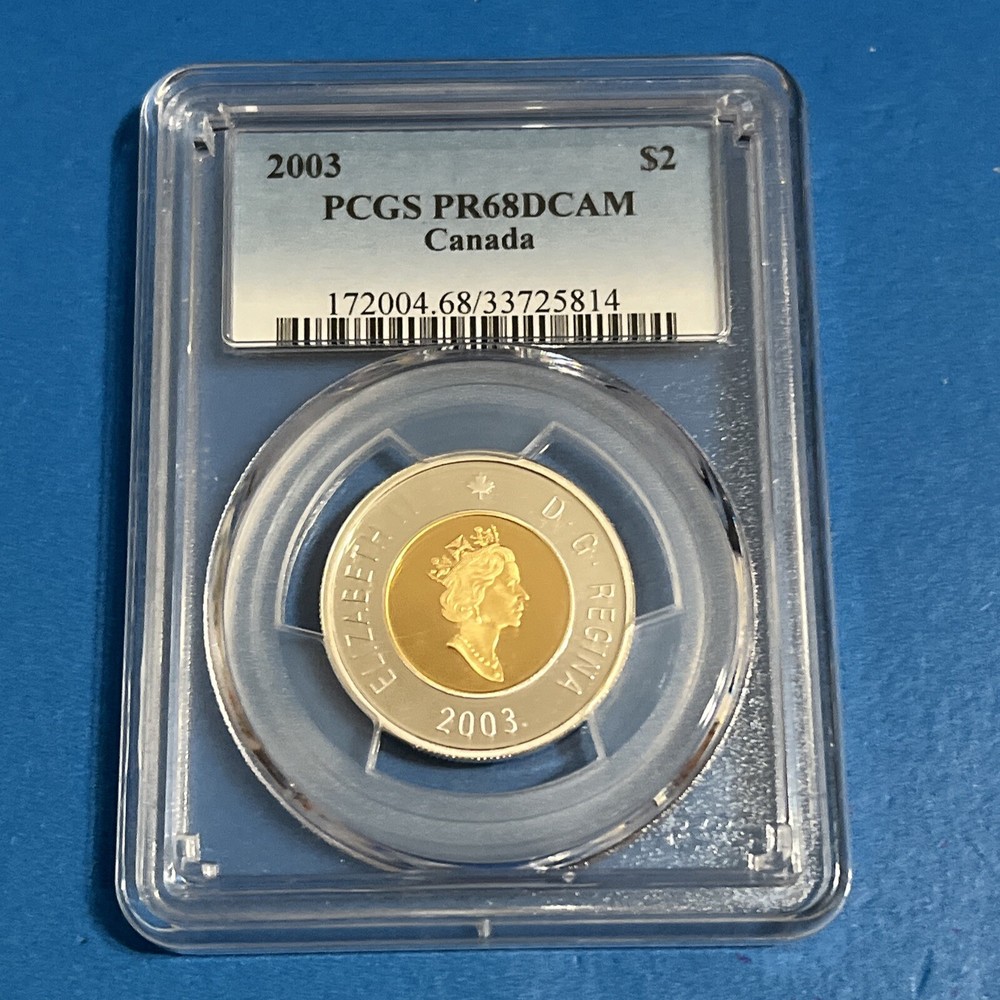 2003 CANADA Silver 2 Dollars $2 PCGS PR68 DCAM