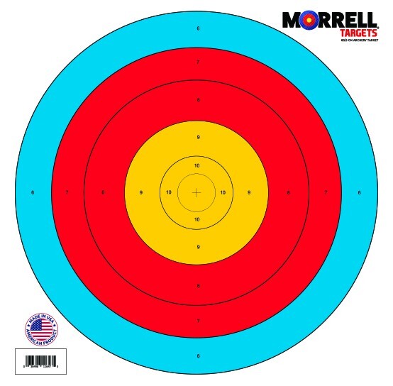 Morrell PF80/5 Paper Face Target 100 pack