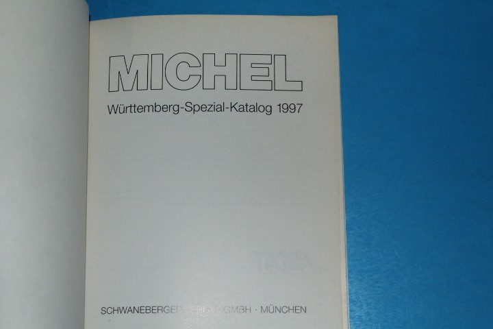 Michel Wurttemberg Special Postage Stamp Catalogue 1997 BlueLakeStamps Useful