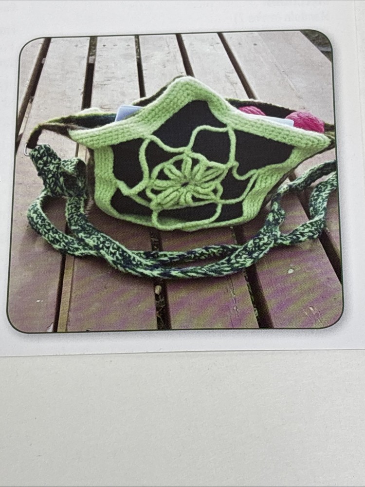 Felted Mandola Bag Crochet Pattern Cards Pages