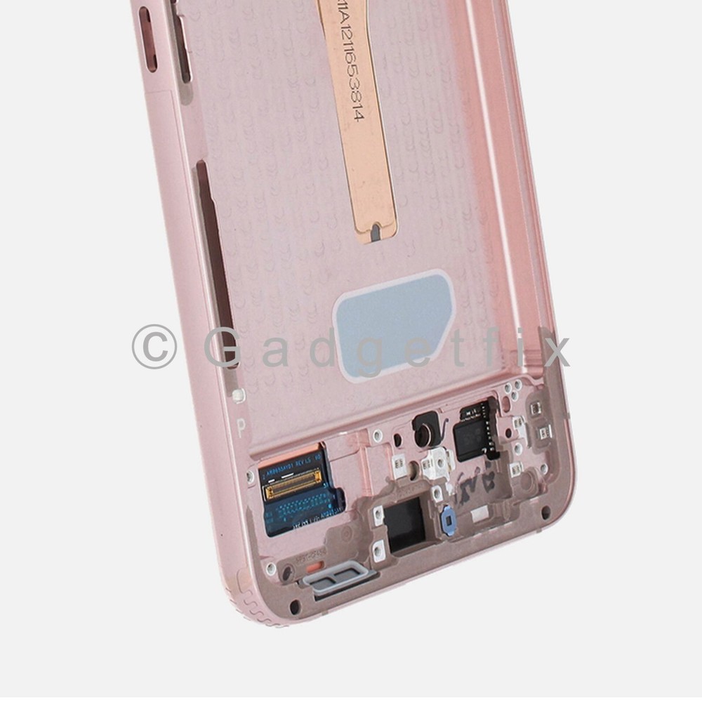For Pink Gold Samsung Galaxy S22 Plus OLED Display Touch Screen Digitizer Frame