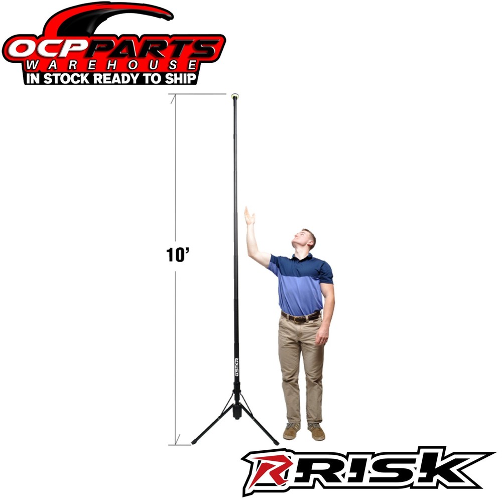 NEW! Risk Racing FLi Over-Lander 10' Telescoping LED Light with Wireless Remote