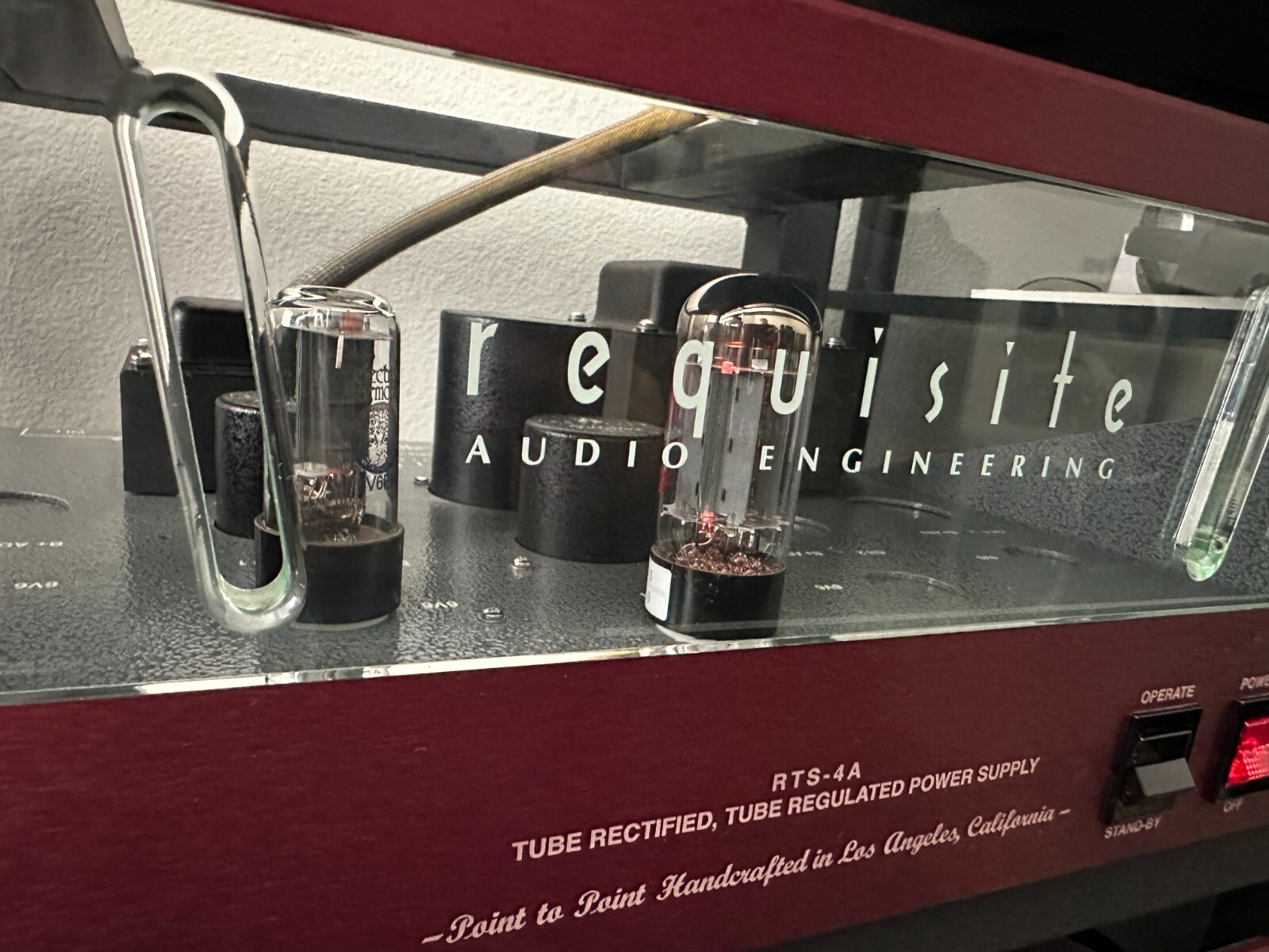Requisite Audio Engineering 5687C Tube Preamplifier / RTS-4A Tube Power Supply