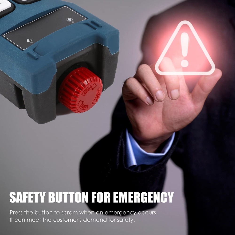 Upgraded Wireless Crane Remote Control 6 Button 12v Industrial Crane Controller