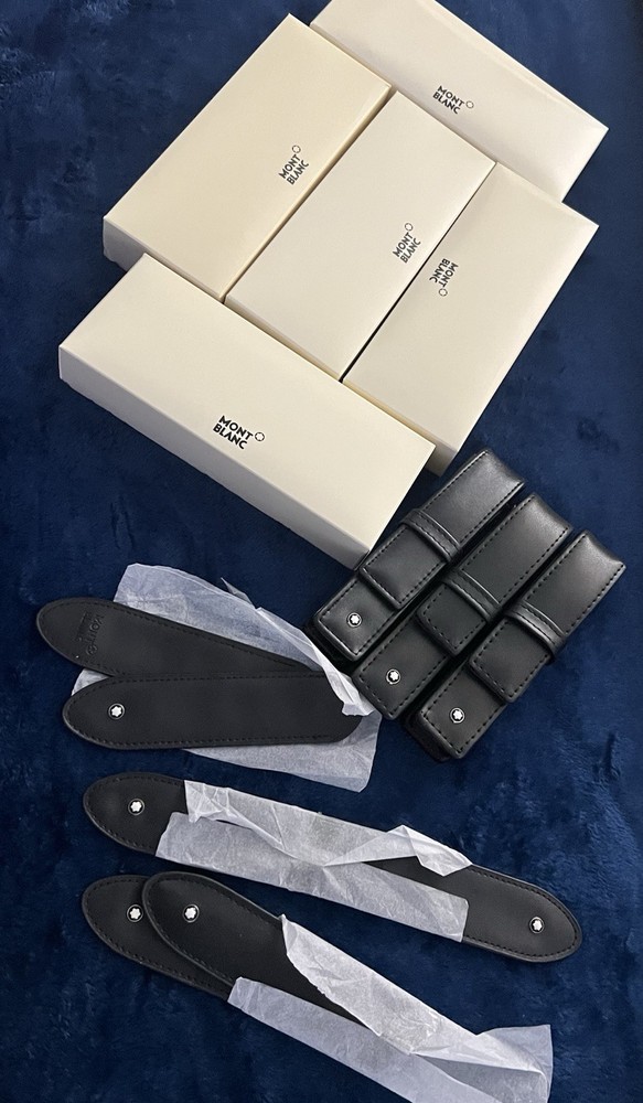 Mont BlancBundle 👍LN Condition/5-BoxCaseBooklet/3 -Single cases 4-Sleeves=12🤩