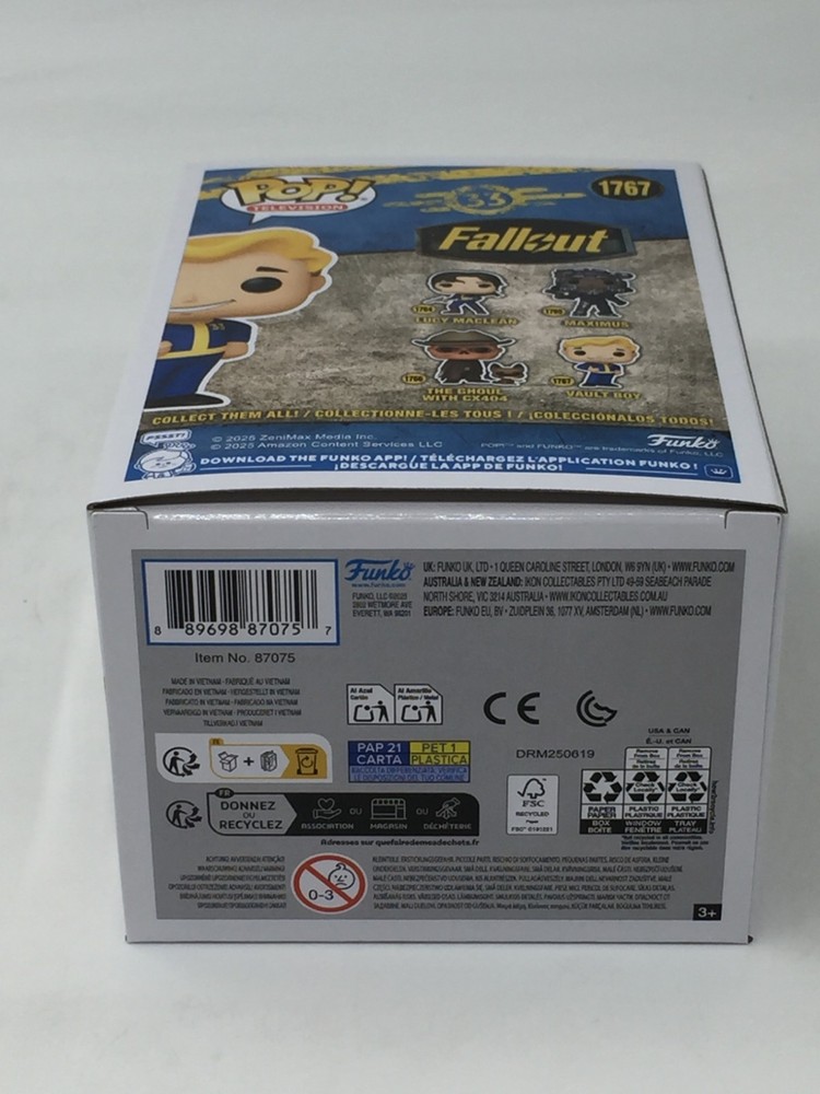 Funko Pop! Television Amazon's Fallout Vault Boy #1767 With Pop Protector