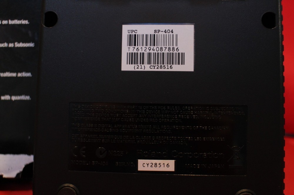 USED Roland SP 404 Sequencer Sampler U2961 260417