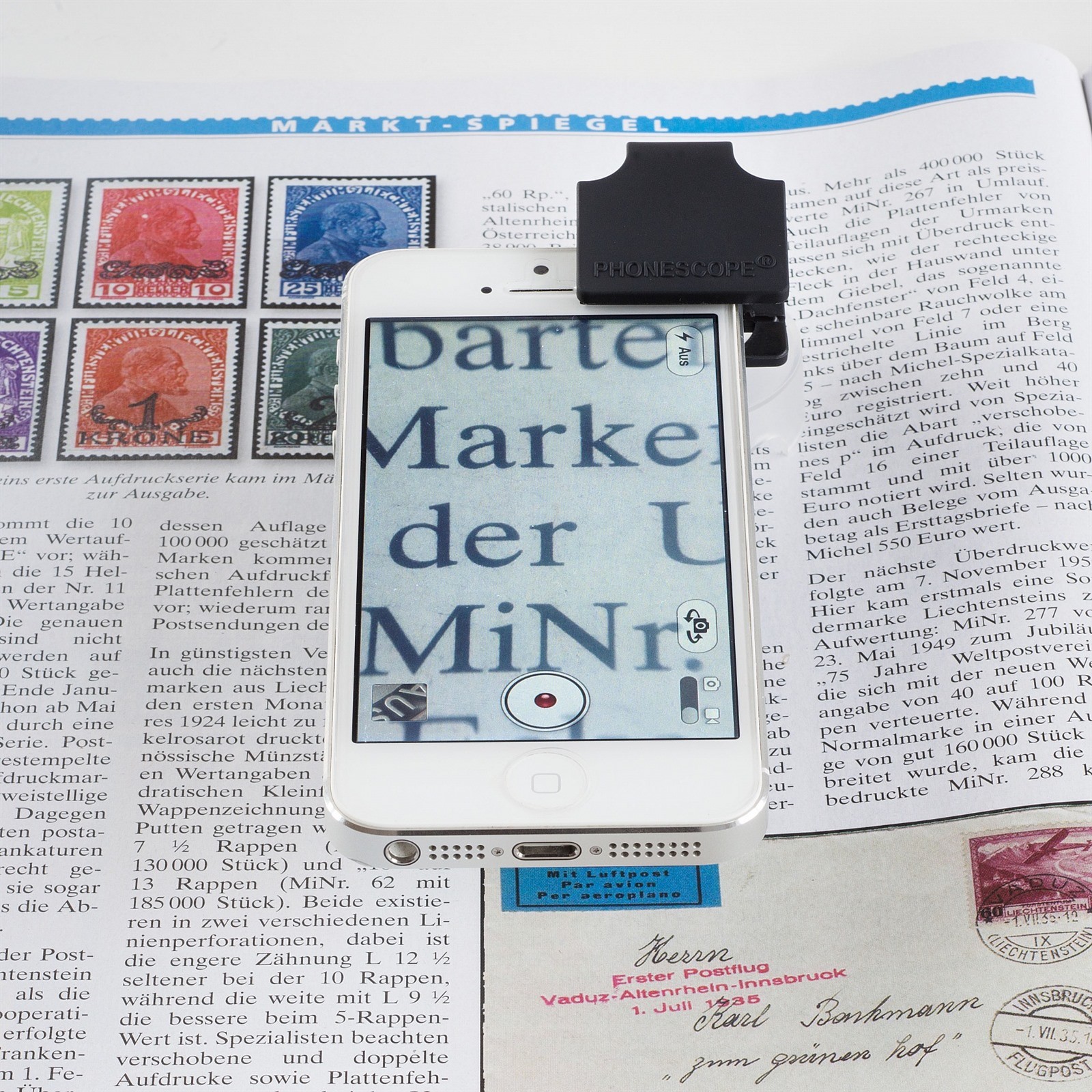 Phone Scope Smartphone Magnifier Clip On Glass Lens Coin Close Up New Lighthouse