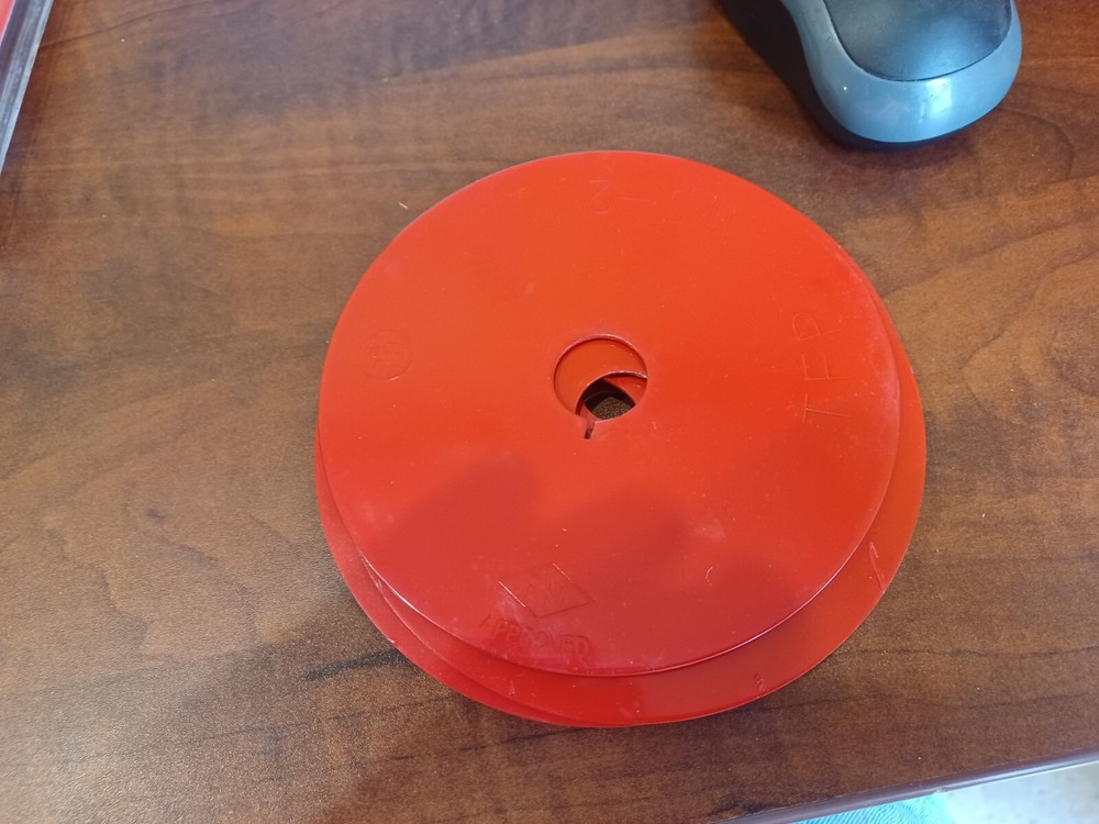TFP Fire Sprinkler Pendent Water Shield Red WS-2