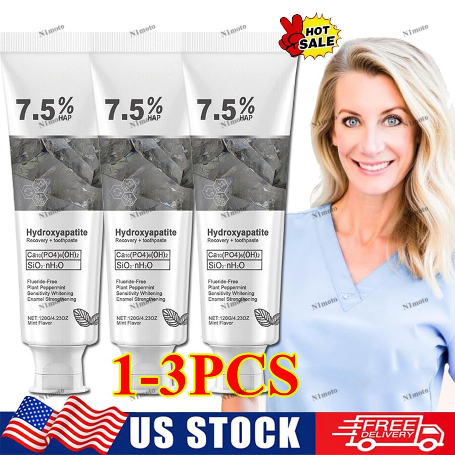 7.5% Nano Hydroxyapatite Toothpaste - Sensitivity Relief & Remineralize