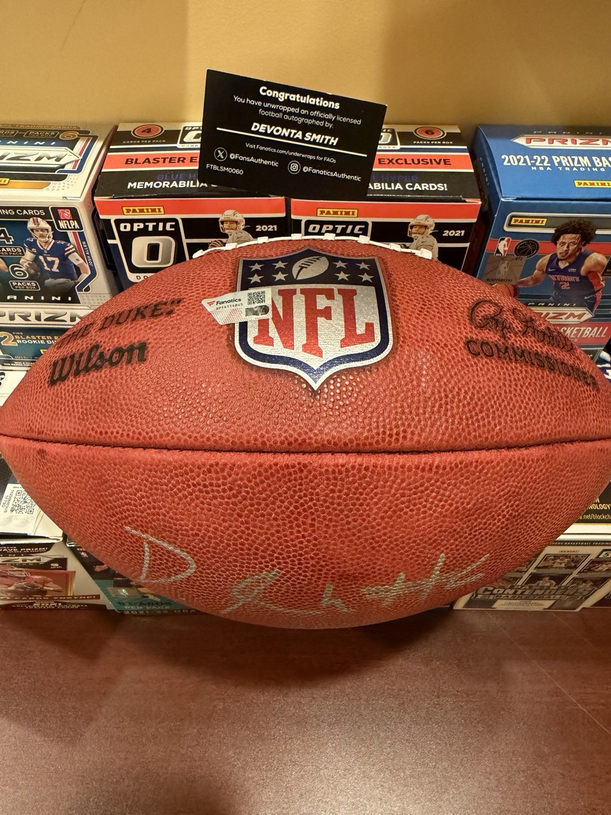 Devonta Smith Philadelphia Eagles Autographed Signed Wilson Football Fanatics