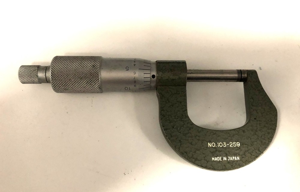 Mitutoyo Outside Micrometer – Model 103-259 0–1" Range