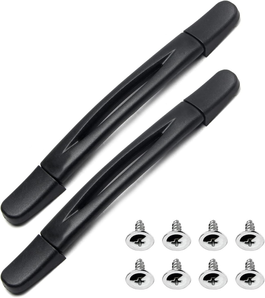 2Pcs Luggage Handle 9.06" X 0.98" (L X W) Plastic Pull Handle Grip Replacement 2