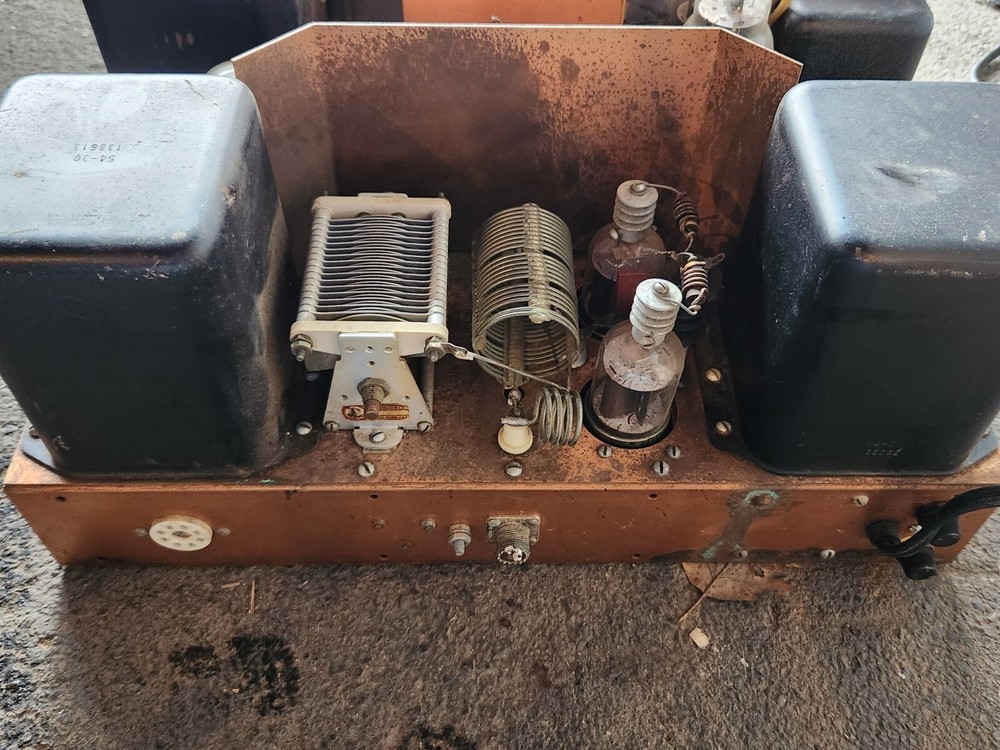 Vintage Heathkit DX-100 AM CW Ham Transmitter For Parts