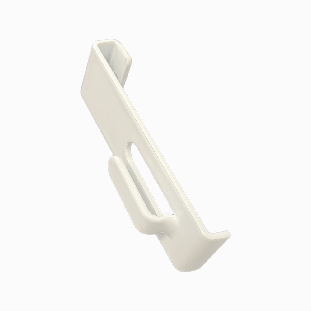 100 PCS WHITE Gridwall Utility Hook Picture Hanger Grid Panel Notch Display