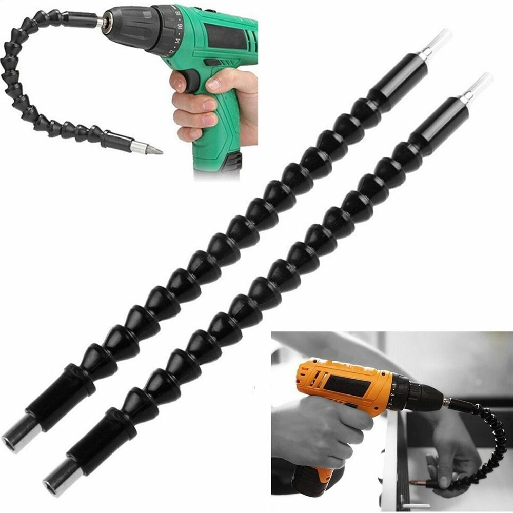 1/4" Hex Flexible Shaft Extension Screwdriver Drill Bit Holder Attachment Tool