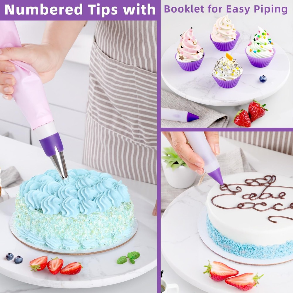 Cake Decorating Kit: Decorating Supplies Tools Kit 235 PCS Baking Accessories
