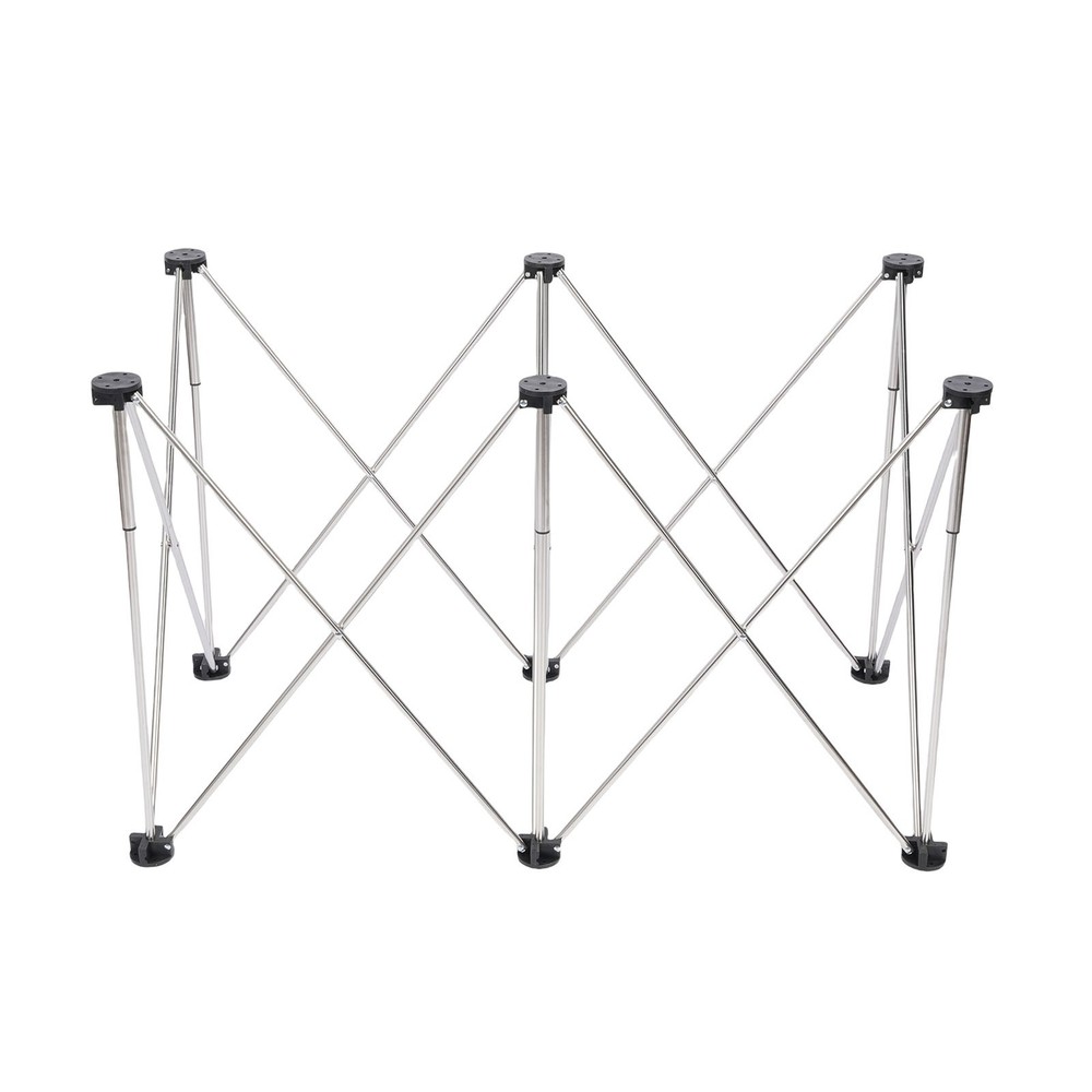 6 Legs Folding Workstand Portable Stable 600kg Capacity Telescopic Workbench