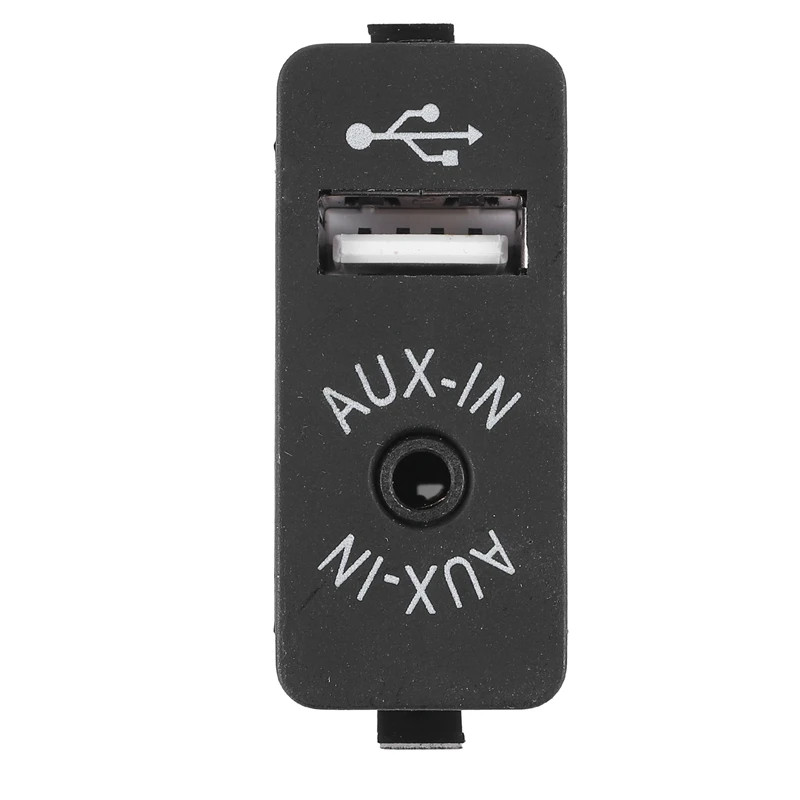 Car USB AUX In Plug Auxiliary Input Socket Adapter For BMW E81 E87 E90 E70 X4 X5