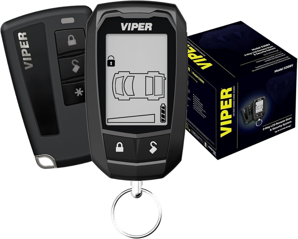 Viper 5308V 2Way LCD Security Car Alarm & Remote Start System + DB3 Bypass
