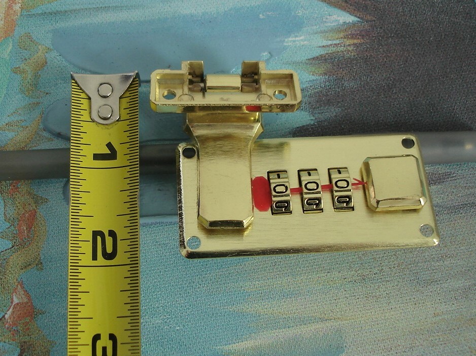 Combination Locks 1 Pair Replacement for Briefcase Attache Case Laptop Bag