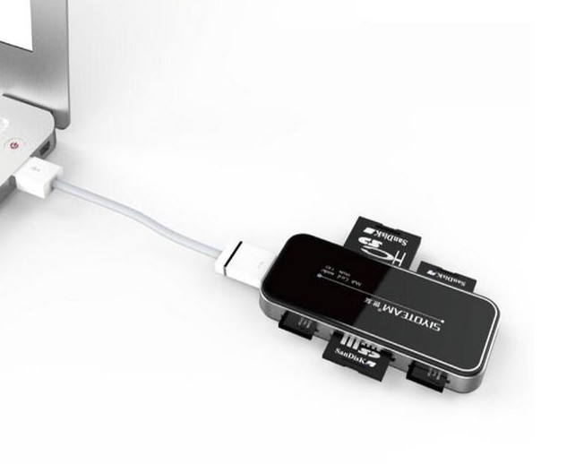 All-in-1 USB 2.0 Multi Memory Card Reader Adapter for TF SD SDHC