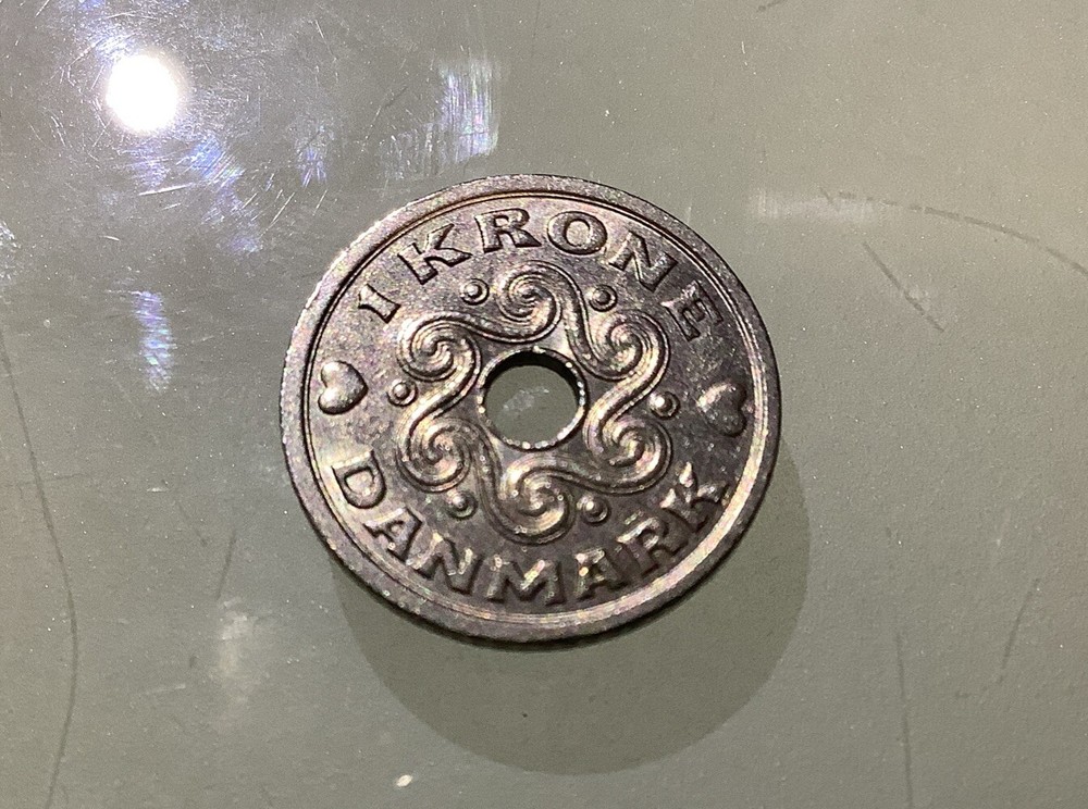 Denmark 1 Krone 1995 Circulated